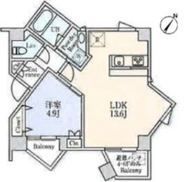 エリアM 5階 間取り図