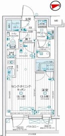 デュオステージ西荻窪Ⅱ 1階 間取り図