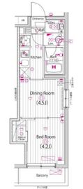 ガーラ・グランディ元住吉 2階 間取り図
