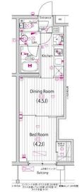 ガーラ・グランディ元住吉 2階 間取り図
