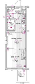 ガーラ・グランディ元住吉 2階 間取り図