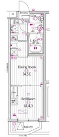 ガーラ・グランディ元住吉 4階 間取り図