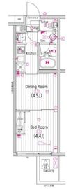 ガーラ・グランディ元住吉 4階 間取り図