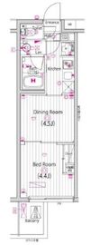 ガーラ・グランディ元住吉 4階 間取り図