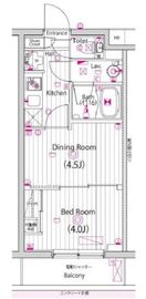 ガーラ・グランディ元住吉 1階 間取り図