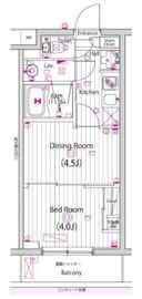 ガーラ・グランディ元住吉 1階 間取り図