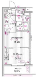 ガーラ・グランディ元住吉 2階 間取り図