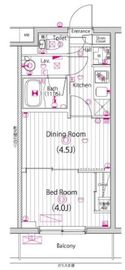 ガーラ・グランディ元住吉 2階 間取り図