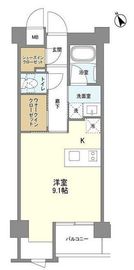 ガーデン原宿 303 間取り図