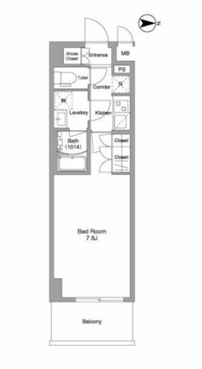 コンフォリア西新井 205 間取り図