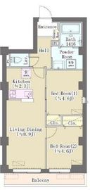 HILL TOP RESIDENCE OSAKI 106 間取り図