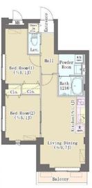 HILL TOP RESIDENCE OSAKI 205 間取り図