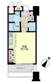 ラ・トゥール新宿 1418 間取り図