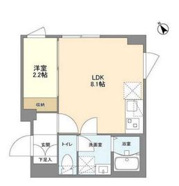 ウェルスクエア南長崎 502 間取り図