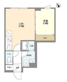 ウェルスクエア南長崎 203 間取り図