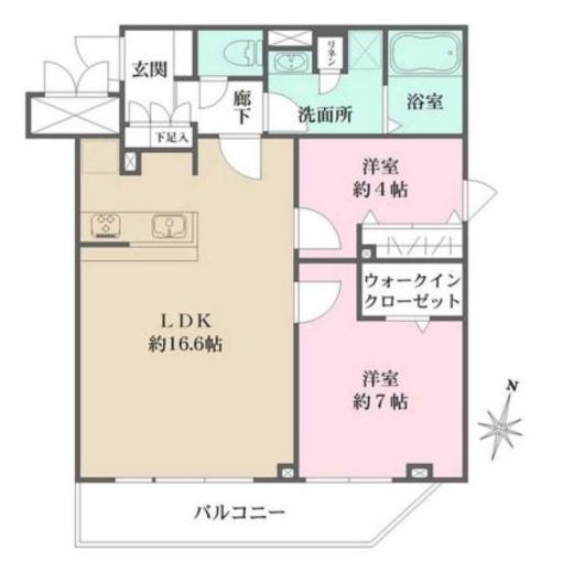 N-stage上池台 303 間取り図