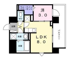 フェルデタワー板橋東京 602 間取り図