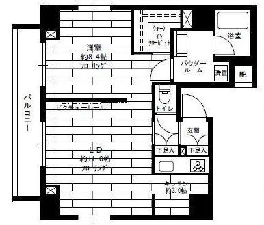 ステージファースト水道橋 10階 間取り図