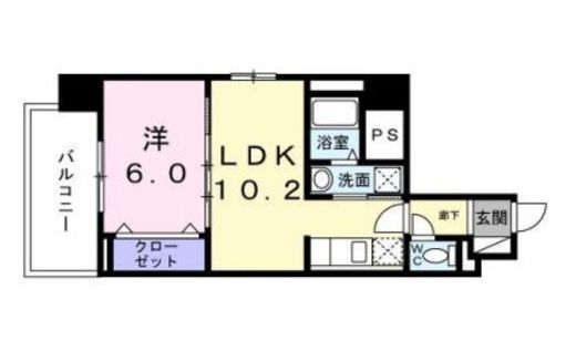 フェルデタワー板橋東京 705 間取り図