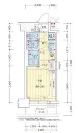 プレサンス横浜鶴見市場シュネル 3階 間取り図