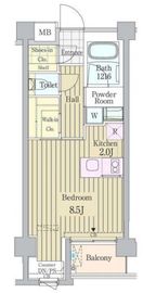 ガーデン原宿 305 間取り図