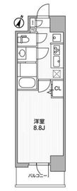 ROOTs Yokohama Yoshinocho (ルーツ横浜吉野町) 302 間取り図