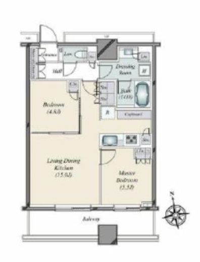 WORLD TOWER RESIDENCE 27階 間取り図