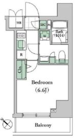コンシェリア白金台 TOKYO PLATINUM 8階 間取り図