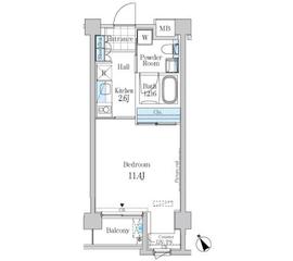 ガーデン原宿 402 間取り図