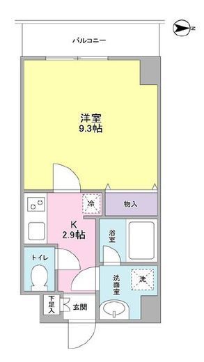 ヒルサイド御茶ノ水 605 間取り図