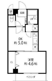 T's garden目黒 (ティーズガーデン目黒) 202 間取り図