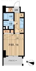 プロスペクト中央林間 1302 間取り図