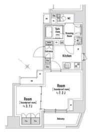 TRACK八丁堀 204 間取り図