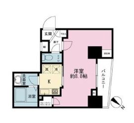 リヴシティ日本橋浜町 12階 間取り図