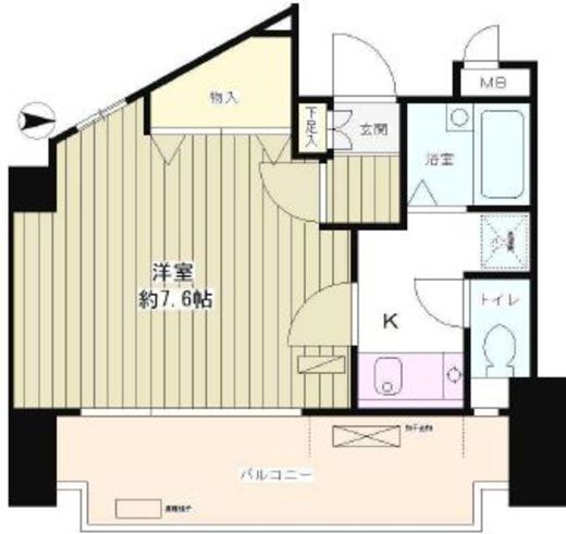 パークヒルズ落合 1101 間取り図