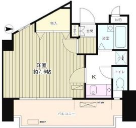 パークヒルズ落合 1101 間取り図