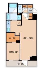 デュフレ横浜石川町 2階 間取り図