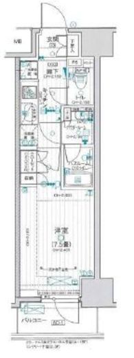 デュオステージ蒲田 13階 間取り図