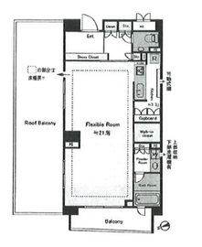 コアロード六本木フロンテ 3階 間取り図