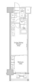 ザ・パークハビオ日本橋三越前 704 間取り図
