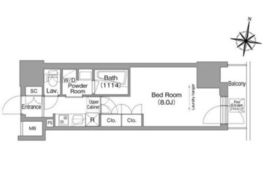 コンフォリア南品川 402 間取り図