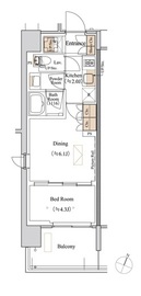 ブランシエスタ西馬込 607 間取り図