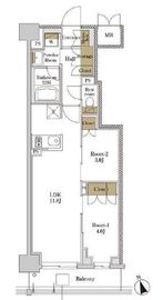 RJRプレシア大森北 506 間取り図