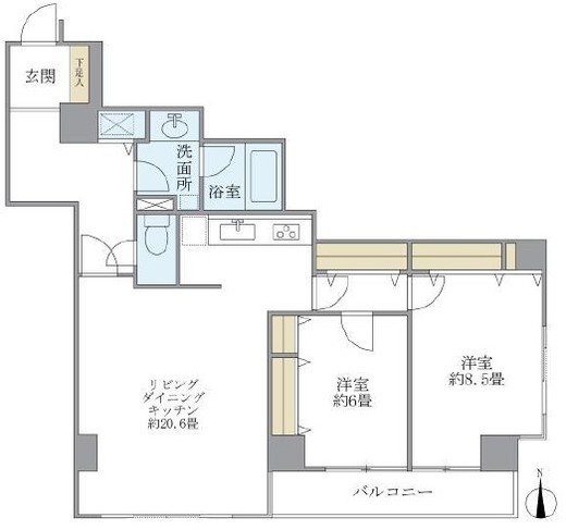 ノースウエストヒル 903 間取り図