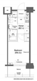 プラウドフラット鶴見Ⅱ 703 間取り図