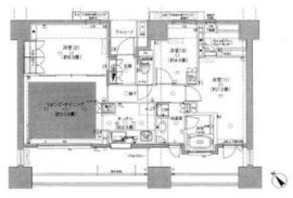 パークハウス清澄白河リバーサイド 8階 間取り図