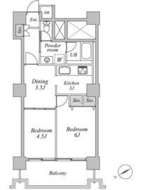 六本木ビュータワー 5階 間取り図