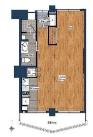 マンションニュー恵比寿 7階 間取り図
