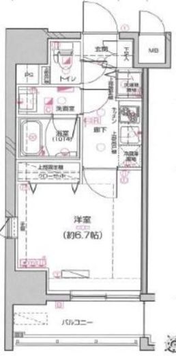 Le'a横濱ベイサイド 2階 間取り図