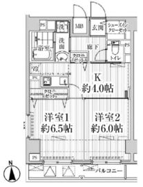 HF東中野レジデンス 105 間取り図